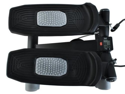 Otočný stepper s LCD displejom, roztiahnuteľnými lanami do 120 kg