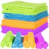 12 x MÄKKÁ UTIERKA Z MIKROVLÁKNA 30 x 30 CM, SADA S VYSOKOU ABSORPČNOSŤOU