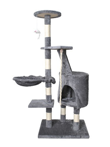 Mačacie strom 118 cm, šedý