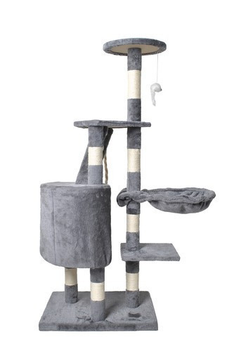 Mačacie strom 118 cm, šedý