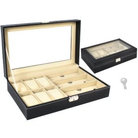 ORGANIZÉR BOX PÚZDRO NA OKULIARE A HODINKY NA ZÁMOK