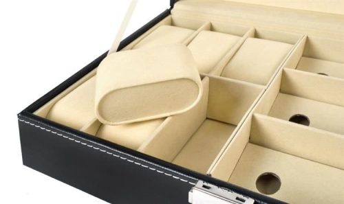 ORGANIZÉR BOX PÚZDRO NA OKULIARE A HODINKY NA ZÁMOK