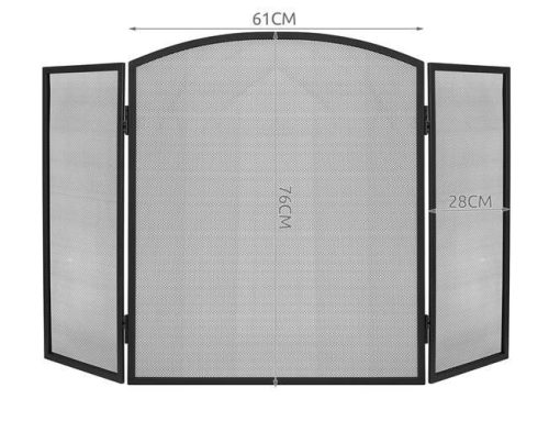 Paraván do krbu, kryt na krb XXL 118x76 cm Kaminer
