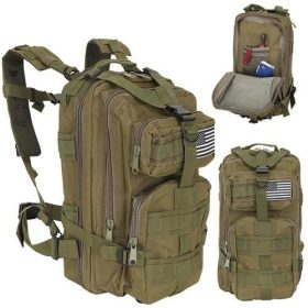   Batoh Trizand Veľký Priestranný Vojenský Batoh Survival 20-40 l khaki