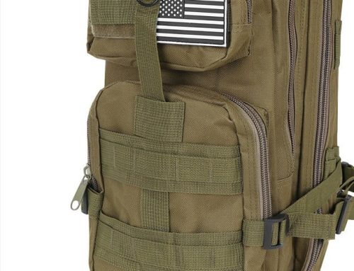 Batoh Trizand Veľký Priestranný Vojenský Batoh Survival 20-40 l khaki