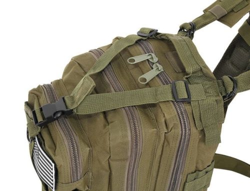 Batoh Trizand Veľký Priestranný Vojenský Batoh Survival 20-40 l khaki