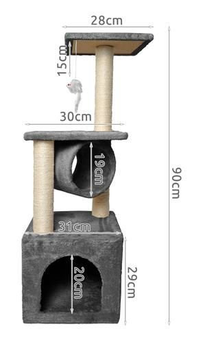 Stromček škrabadlo pre mačku 5 úrovní 90 cm