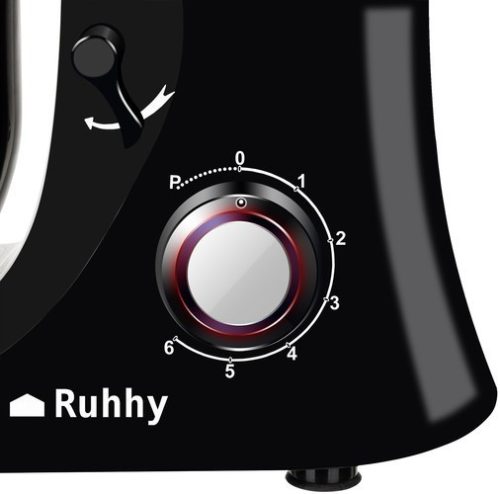 Planetárny kuchynský robot RUHHY 6,2L Multifunkčný mixér na koláče ČIERNY