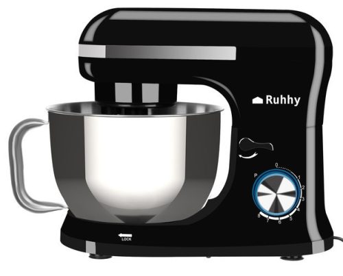 Planetárny kuchynský robot RUHHY 4,5L Multifunkčný mixér na koláče ČIERNY