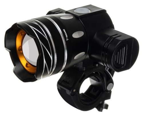 PREDNÁ CYKLISTICKÁ LAMPA T6 BATÉRIA USB + ZADNÁ ČASŤ