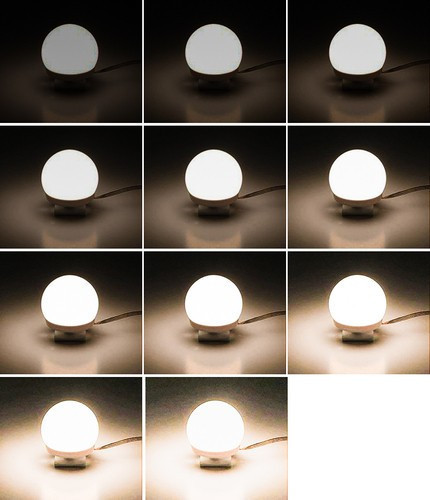 LED SVETIELKA NA ZRKADLO DO TOALETKY NA MAKE-UP, 10 ÚROVNÍ JASU, 2 M