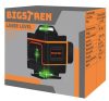 LASEROVÁ VODOVÁHA ZELENÝ KRÍŽOVÝ LASER 4D 360° 16 LINIEK 2X AKUMULÁTOROVÉ DIAĽKOVÉ OVLÁDANIE