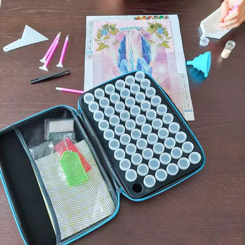 Príslušenstvo pre Diamond Painting Haft Diamantový Výkonný Sada na Vyšívanie Puzdro