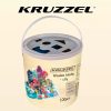 Drevené kocky Mesto Autá 100 kociek + puzzle Hračka Na Triedenie Drevená skladačka