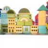 Drevené kocky Mesto Autá 100 kociek + puzzle Hračka Na Triedenie Drevená skladačka