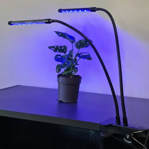 LED lampa na pestovanie rastlín, zvýšenie osvetlenia, časový panel x 2 + diaľkové ovládanie