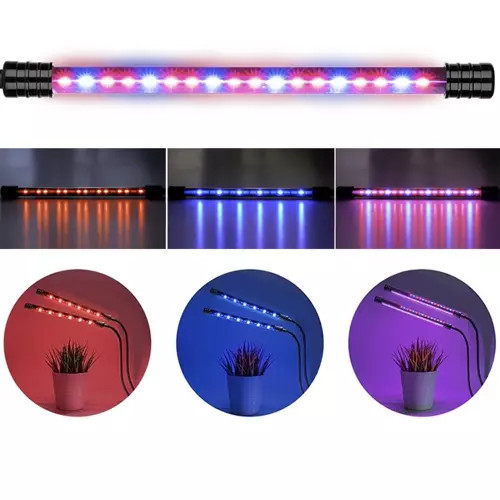 LED lampa na pestovanie rastlín, zvýšenie osvetlenia, časový panel x 2 + diaľkové ovládanie