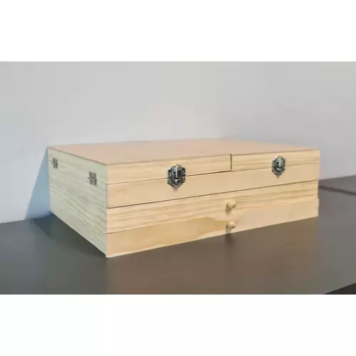 Umelecký set na maľovanie MAALEO pre deti Plastický Maliarsky Stojan Puzdro