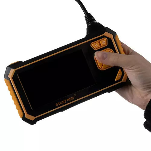 Endoskopická Inšpekčná Kamera Full HD 5m LCD Displej USB 6LED IP67 do Rúr