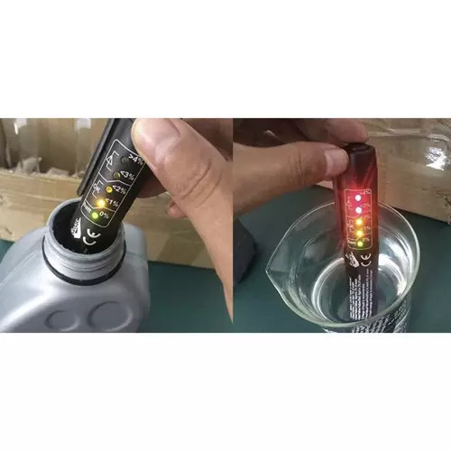 TESTER BRZDOVEJ KVAPALINY PRE DOT 3 / DOT 4 / DOT 5 LED MERAČ KONCENTRÁCIE