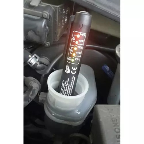 TESTER BRZDOVEJ KVAPALINY PRE DOT 3 / DOT 4 / DOT 5 LED MERAČ KONCENTRÁCIE