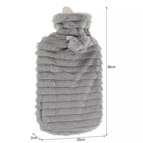 VEĽKÝ GUMOVÝ TERMOFOR V OBALE, PLYŠOVÝ OHRIEVAČ V SVETRI NA VODU XXL