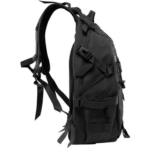 Turistický batoh TRIZAND čierny Taktický vojenský priestranný do školy XL