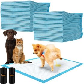   ABSORPČNÉ PODLOŽKY PRE PSA, ŠTENIATKA, MAČKU A ZVIERATÁ, 50 KS, 60 X 90 CM, HRUBÉ