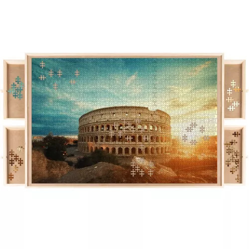 Tabuľa na skladanie puzzle Malatec pre 1500 dielikov, 4 zásuvky 89x69 cm