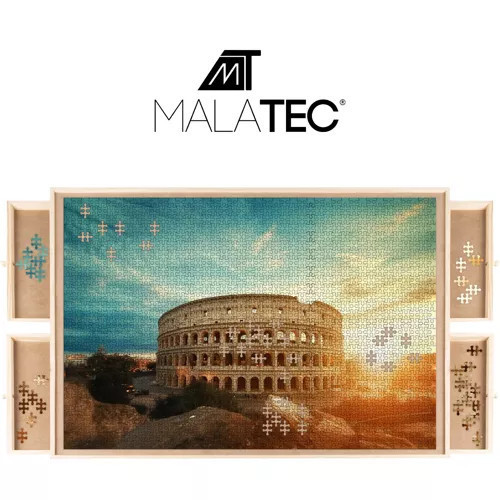 Tabuľa na skladanie puzzle Malatec pre 1500 dielikov, 4 zásuvky 89x69 cm