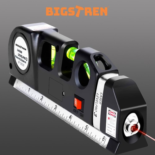 LASEROVÁ VODOVÁHA S ODMERKOU 20 cm BIGSTREN