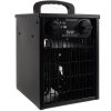 Elektrický ohrievač KAMINER Čierny 3kW 3000W Ventilátor Teplovzdušný ohrievač