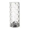 Kryštálová lampa Ruža LED Diamantová nočná lampa dotyková + Diaľkový Ovládač RGB USB