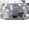 Kryštálová lampa Ruža LED Diamantová nočná lampa dotyková + Diaľkový Ovládač RGB USB