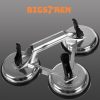 Uchyt Prísavka Doska Glazúra Sklo Gresu 3x120 mm Hliník 150 KG