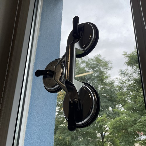 Uchyt Prísavka Doska Glazúra Sklo Gresu 3x120 mm Hliník 150 KG