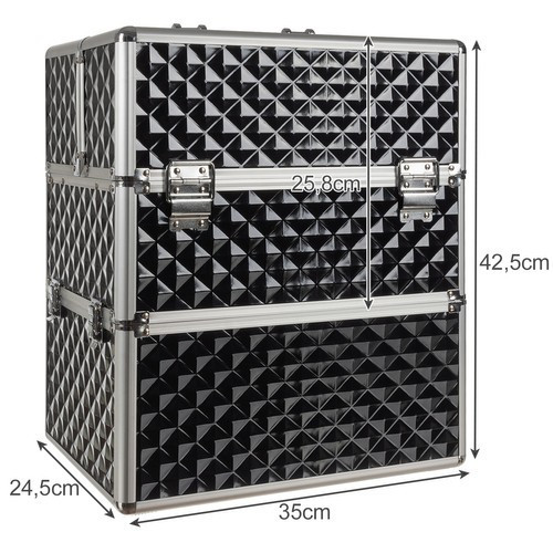 Kufrík Kozmetický kufor na lampu Kufor Laky Kozmetika XL Veľký kufor 3D