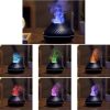 Zvlhčovač vzduchu difuzér lampička 3v1 130 ml RGB efekt ohňa aromaterapia