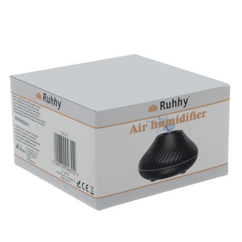 Zvlhčovač vzduchu difuzér lampička 3v1 130 ml RGB efekt ohňa aromaterapia