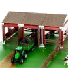 FARMÁRSKA SADA NA ZOSTAVENIE s kovovým traktorom a zvieratkami 102 dielikov