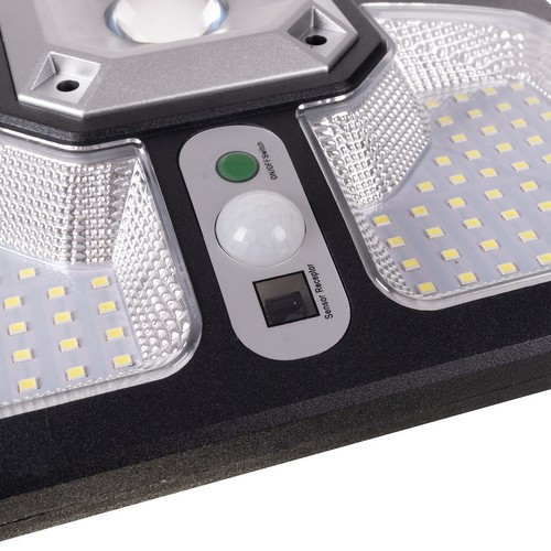 Solárna lampa, s diaľkovým ovládaním, krytie IP65