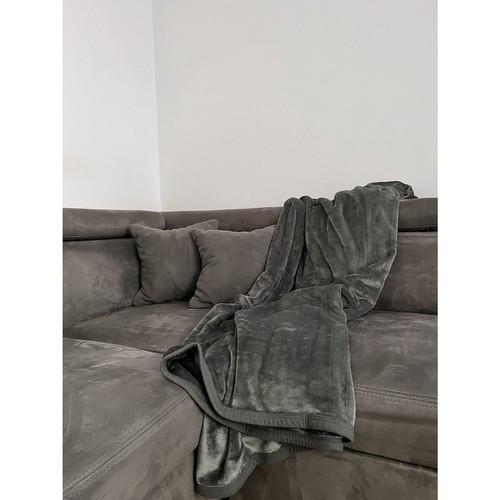 Deka 1,6x2m sivá farba