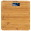 Bambusová kúpeľňová váha s LCD displejom – do 180 kg