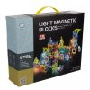 Magnetické stavebné kocky Edukačná súprava Puzzle 75 svietiace