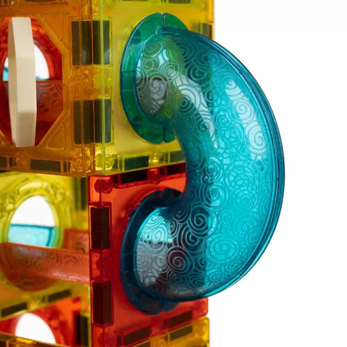 Magnetické stavebné kocky Edukačná súprava Puzzle 75 svietiace