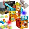 Magnetické stavebné kocky Edukačná súprava Puzzle 75 svietiace