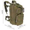 Malý turistický batoh zelený- 26l