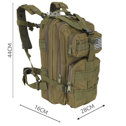 Malý turistický batoh zelený- 26l