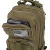 Malý turistický batoh zelený- 26l