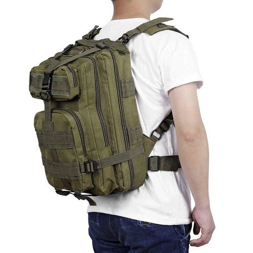 Malý turistický batoh zelený- 26l